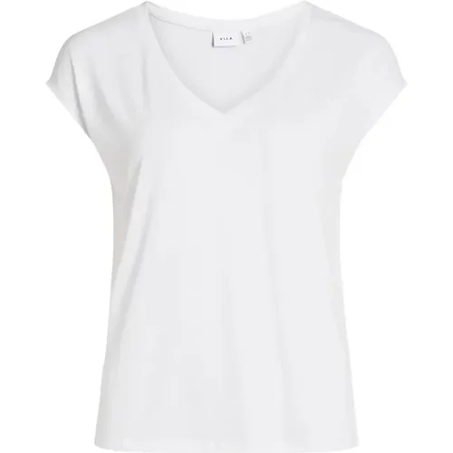 Vila - Tops > T-Shirts - White - Vila - Modalova