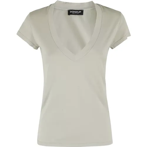 Dondup - Tops > T-Shirts - Green - Dondup - Modalova