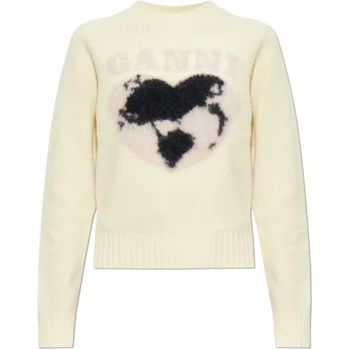 Knitwear > Round-neck Knitwear - - Ganni - Modalova