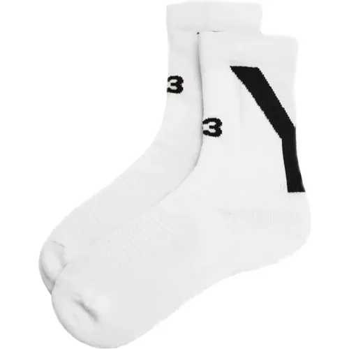 Y-3 - Underwear > Socks - White - Y-3 - Modalova