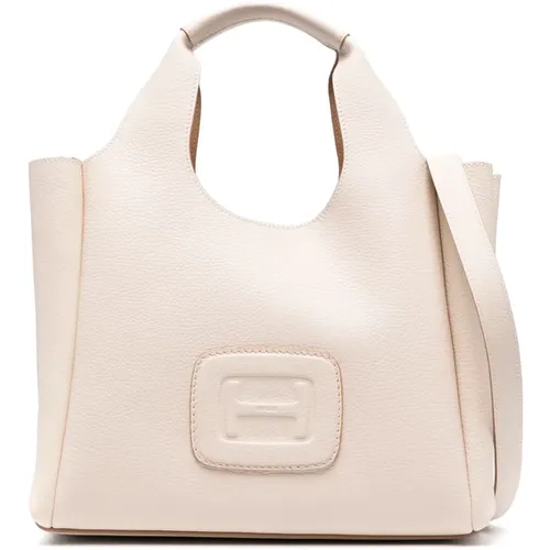 Hogan - Bags > Handbags - Beige - Hogan - Modalova