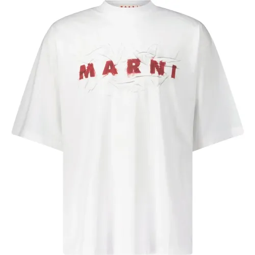 Marni - Tops > T-Shirts - White - Marni - Modalova