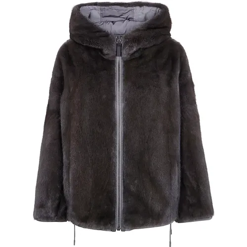 Jackets > Faux Fur & Shearling Jackets - - Yves Salomon - Modalova