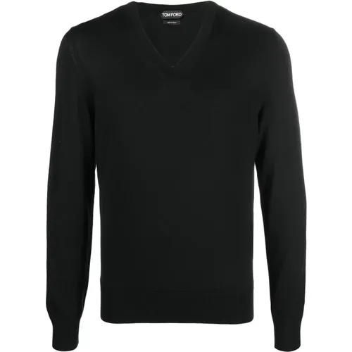 Knitwear > V-neck Knitwear - - Tom Ford - Modalova