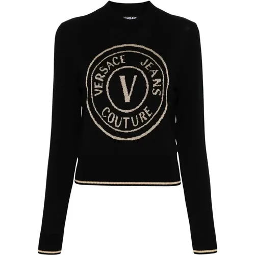 Knitwear > Round-neck Knitwear - - Versace Jeans Couture - Modalova