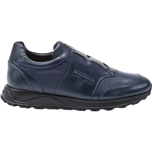 Testoni - Shoes > Sneakers - Blue - Testoni - Modalova