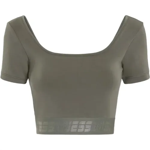 Guess - Tops > T-Shirts - Gray - Guess - Modalova