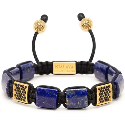 Nialaya - Bracelet - Bleu - Nialaya - Modalova
