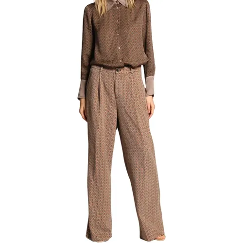 Trousers > Wide Trousers - - Mason's - Modalova