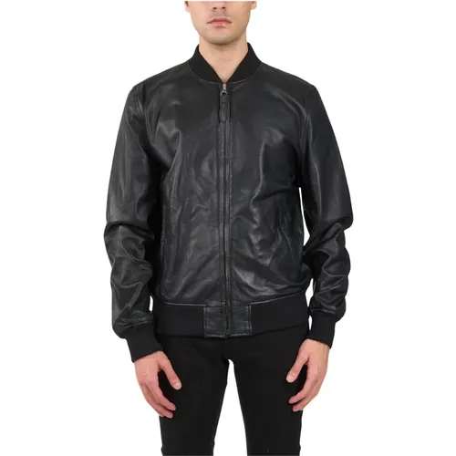 Jackets > Leather Jackets - - Schott NYC - Modalova