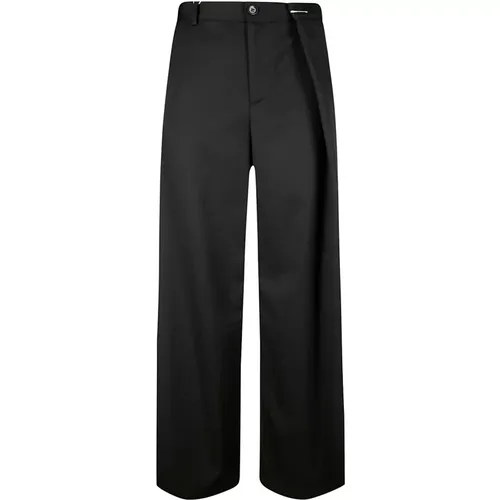 Trousers > Wide Trousers - - MM6 Maison Margiela - Modalova