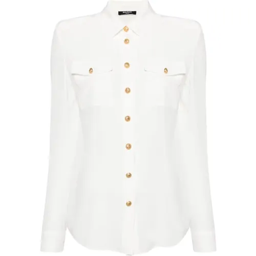 Blouses & Shirts > Shirts - - Balmain - Modalova