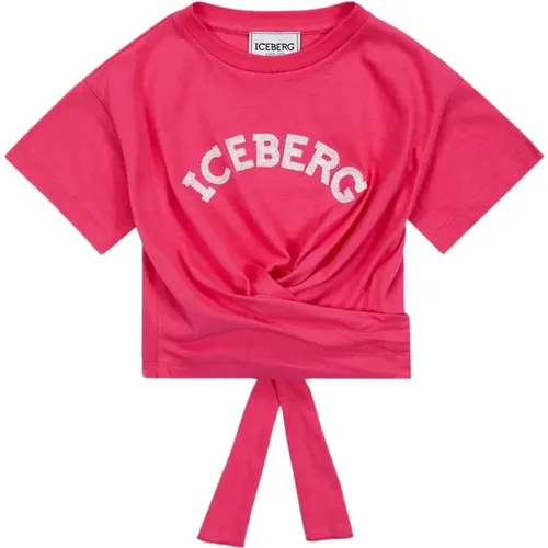 Iceberg - Tops > T-Shirts - Pink - Iceberg - Modalova
