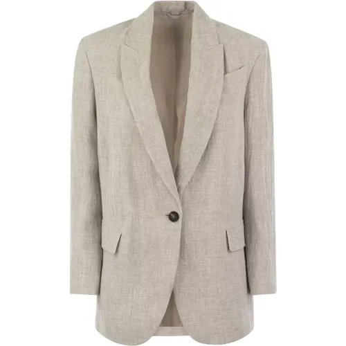 Jackets > Blazers - - BRUNELLO CUCINELLI - Modalova