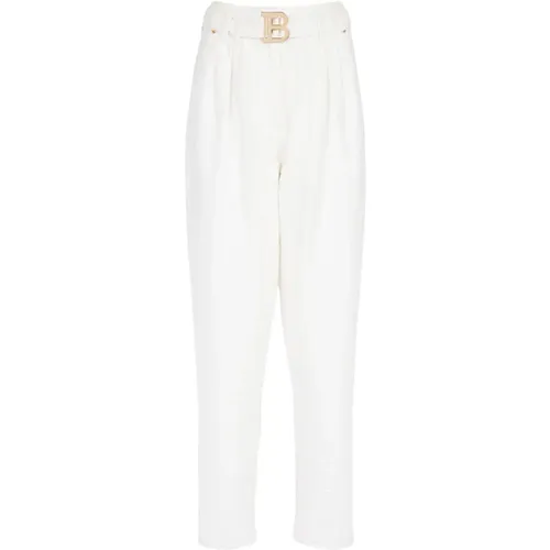 Trousers > Tapered Trousers - - Balmain - Modalova