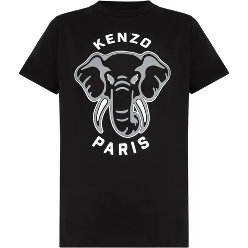 Kenzo - Tops > T-Shirts - Black - Kenzo - Modalova