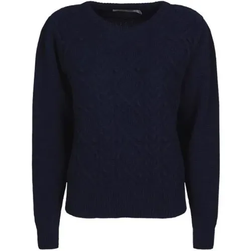 Knitwear > Round-neck Knitwear - - Summum Woman - Modalova