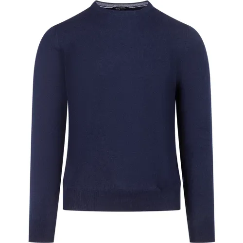 Knitwear > Round-neck Knitwear - - Barba - Modalova