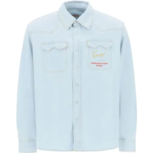 Shirts > Denim Shirts - - Kenzo - Modalova