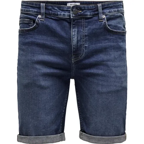 Shorts > Denim Shorts - - Only & Sons - Modalova