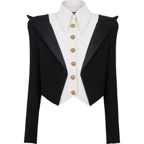 Jackets > Blazers - - Balmain - Modalova