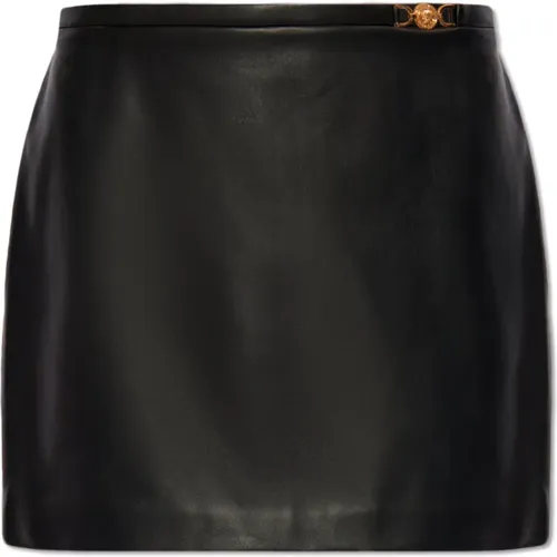 Skirts > Leather Skirts - - Versace - Modalova