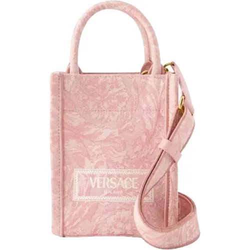 Versace - Bags > Tote Bags - Pink - Versace - Modalova