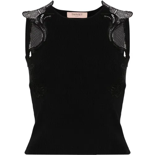 Tops > Sleeveless Tops - - Twinset - Modalova