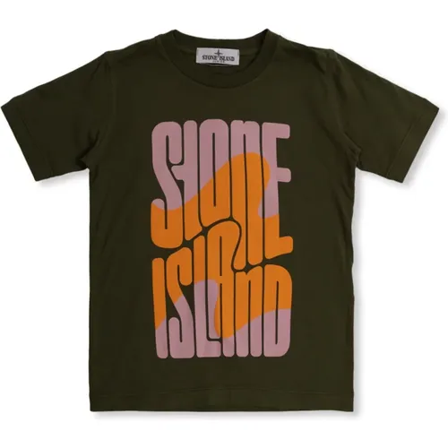 Kids > Tops > T-Shirts - - Stone Island - Modalova