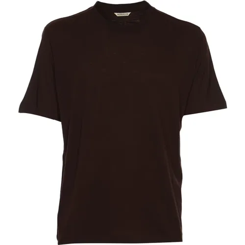Auralee - Tops > T-Shirts - Brown - Auralee - Modalova