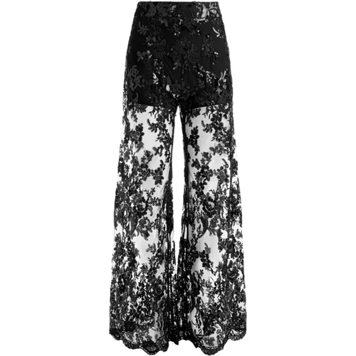 Trousers > Wide Trousers - - alice + olivia - Modalova