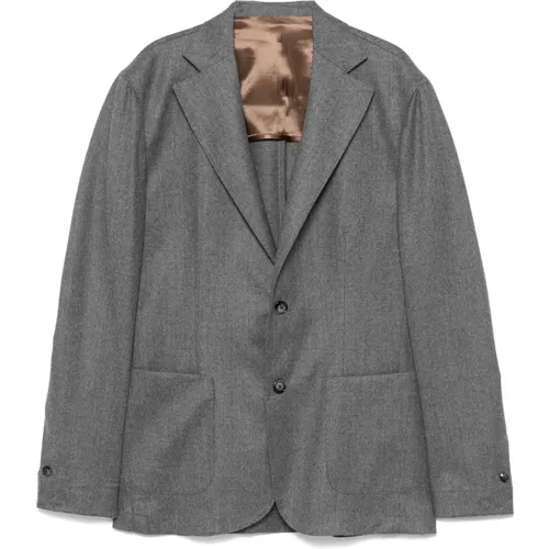 Barba - Jackets > Blazers - Gray - Barba - Modalova