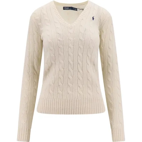 Knitwear > V-neck Knitwear - - Polo Ralph Lauren - Modalova