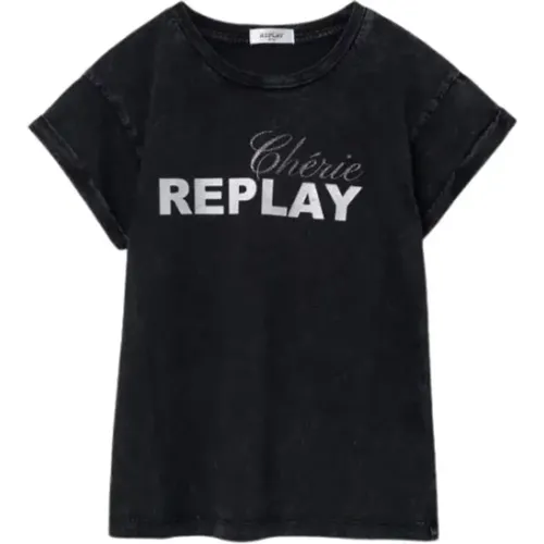 Kids > Tops > T-Shirts - - Replay - Modalova
