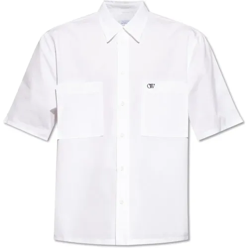 Off - Shirts > Short Sleeve Shirts - - Off White - Modalova