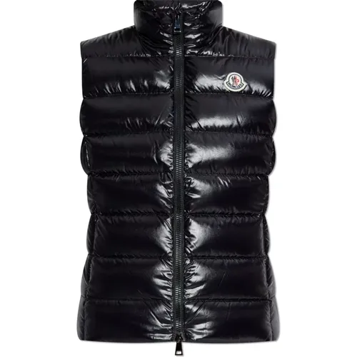 Moncler - Jackets > Vests - Black - Moncler - Modalova