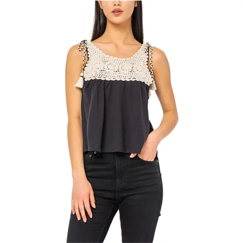 Tops > Sleeveless Tops - - Pepe Jeans - Modalova