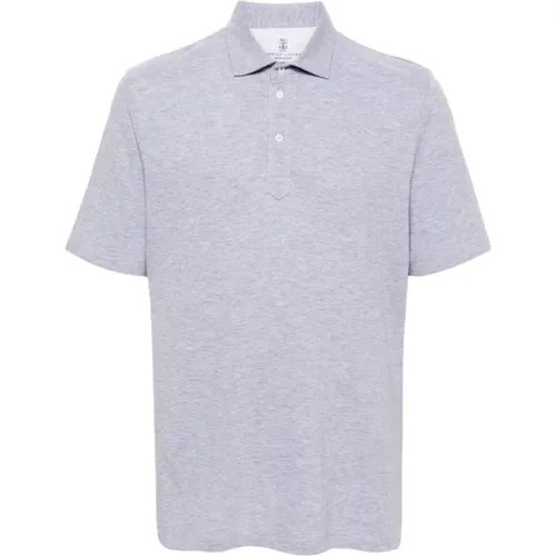 Tops > Polo Shirts - - BRUNELLO CUCINELLI - Modalova