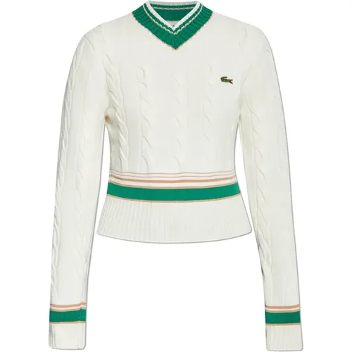 Knitwear > V-neck Knitwear - - Lacoste - Modalova