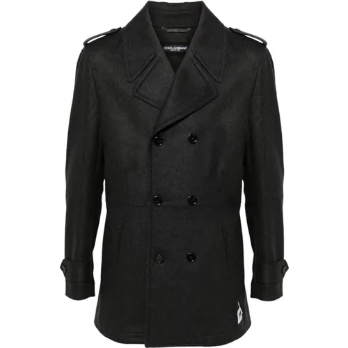 Coats > Double-Breasted Coats - - Dolce & Gabbana - Modalova