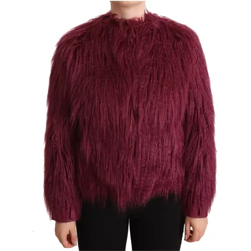 Jackets > Faux Fur & Shearling Jackets - - PATRIZIA PEPE - Modalova