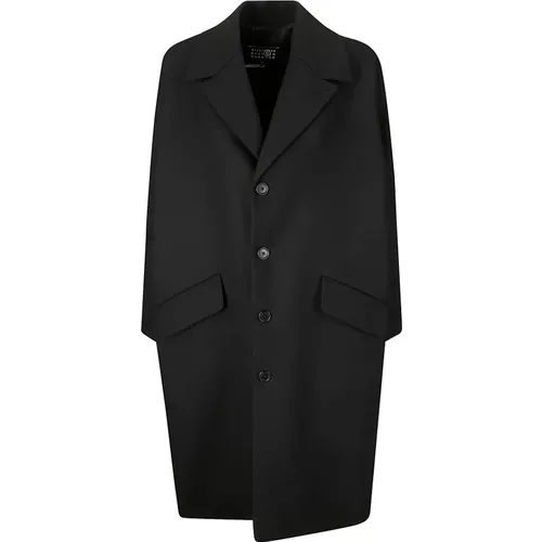 Coats > Single-Breasted Coats - - MM6 Maison Margiela - Modalova