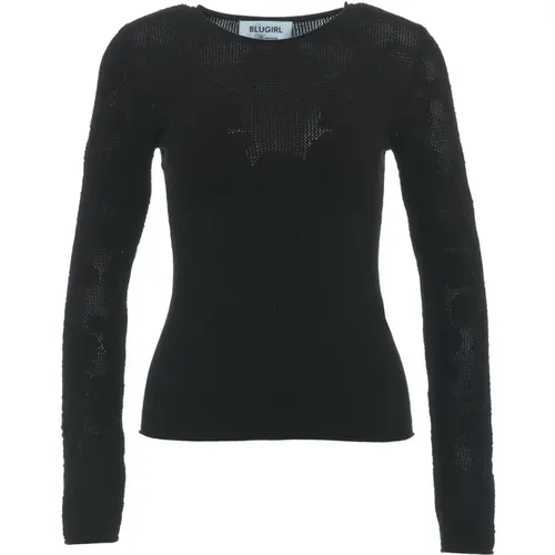 Knitwear > Round-neck Knitwear - - Blugirl - Modalova