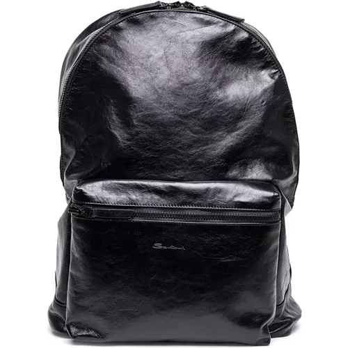 Santoni - Bags > Backpacks - Blue - Santoni - Modalova