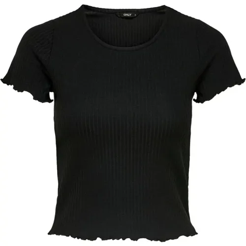 Only - Tops > T-Shirts - Black - Only - Modalova