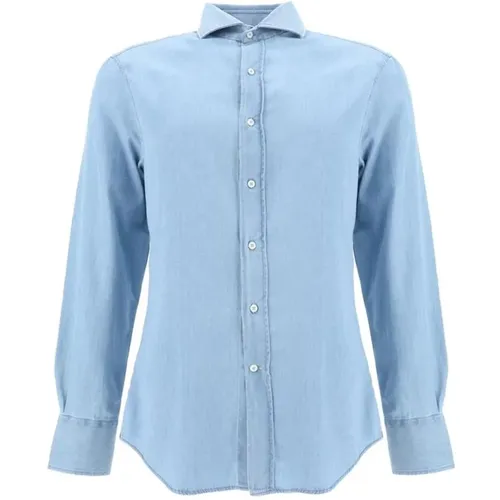 Shirts > Denim Shirts - - BRUNELLO CUCINELLI - Modalova