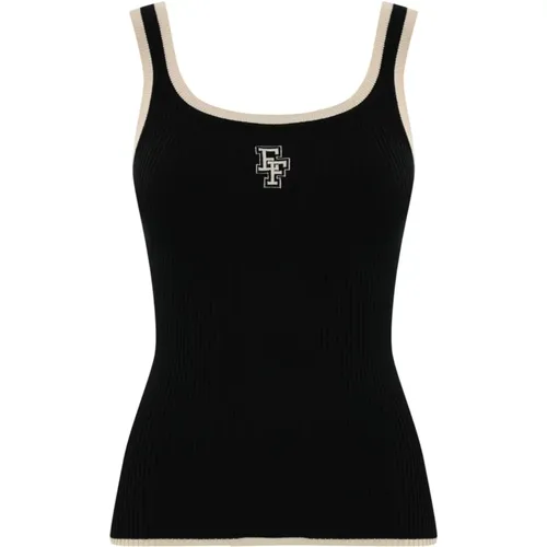 Tops > Sleeveless Tops - - Elisabetta Franchi - Modalova