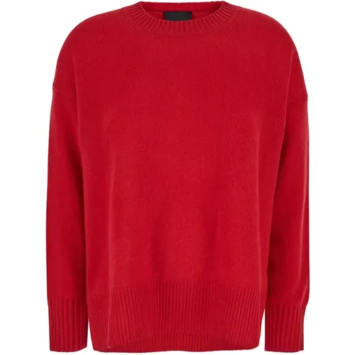 Knitwear > Cashmere Knitwear - - Plain Units - Modalova