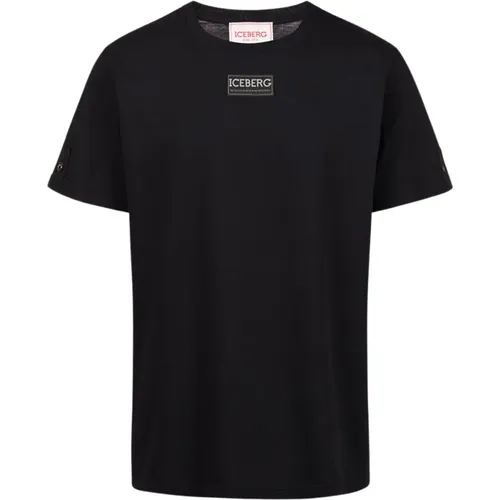 Iceberg - Tops > T-Shirts - Black - Iceberg - Modalova