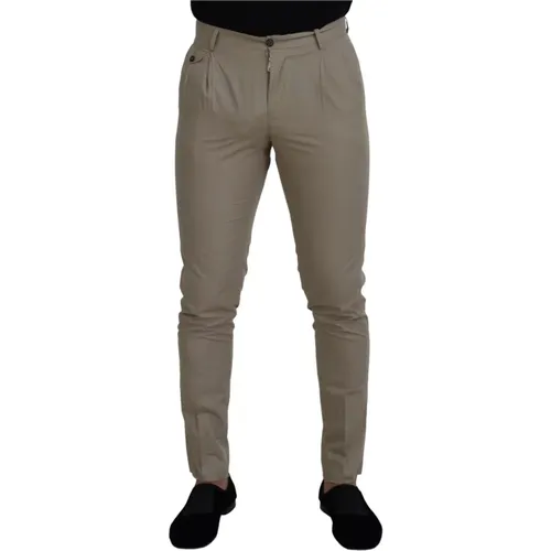 Trousers > Chinos - - Dolce & Gabbana - Modalova